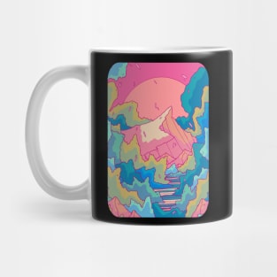 Forest river mountain Mug